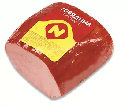 Говядина к/в Европейская мл/к 300г в/у Останкино