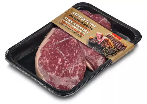 Стейк из говядины Пиканья охлажденный Black Angus Мираторг 325г