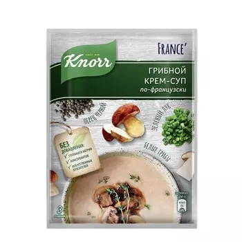 Крем-суп по-французски Кнорр грибной 49г