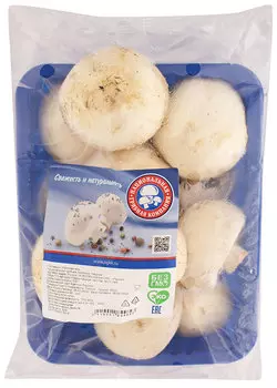 Грибы шампиньоны 500г упак