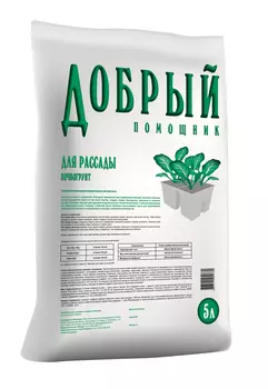 Грунт д/рассады Добрый Помощник 5л