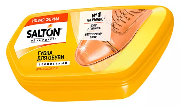 Губка д/гладкой кожи Salton Волна с норковым маслом нейтральный
