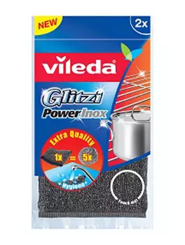 Губка Vileda инокс пауэр металлическая 2шт