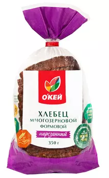 Хлеб Многозерновой ОКЕЙ 350г 5Л