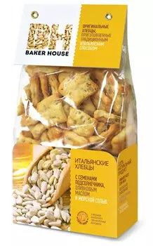Хлебцы Baker House подсолнечник 250г Раменский