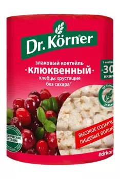 Хлебцы Dr.Korner Злаковый коктейль клюквенный 100г