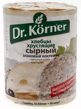Хлебцы Dr.Korner Злаковый коктейль сырный 100г