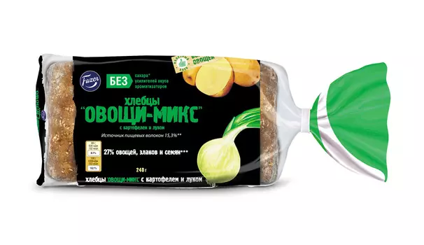 Хлебцы Fazer Овощи-Микс картофель и лук 240г