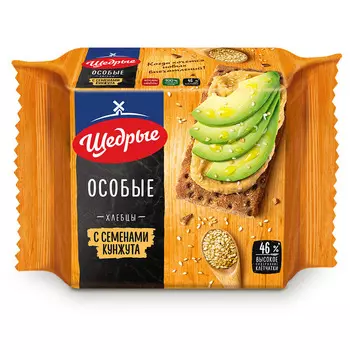 Хлебцы с семенами кунжута 200г Щедрые