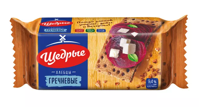 Хлебцы Щедрые гречневые 100г