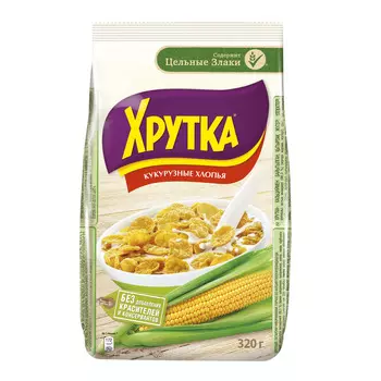 Хлопья кукурузные Nestle Хрутка 320г