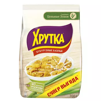 Хлопья кукурузные Nestle Хрутка 700г