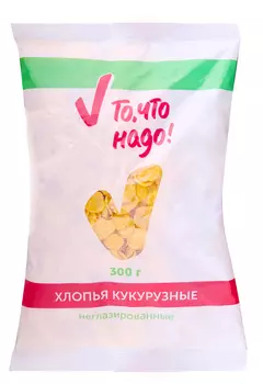 Хлопья кукурузные ТЧН! неглазир 300г