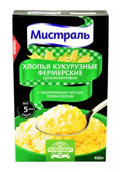 Хлопья Мистраль Фермерские кукурузные 400г