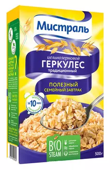 Хлопья Мистраль геркулес традиционный 400г