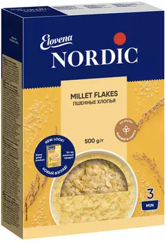 Хлопья пшенные Nordic 500г