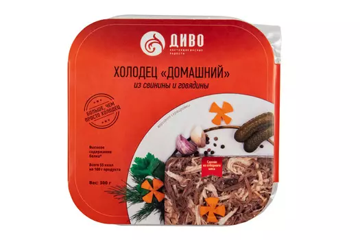 Холодец свинина/говядина Домашний 300г Диво