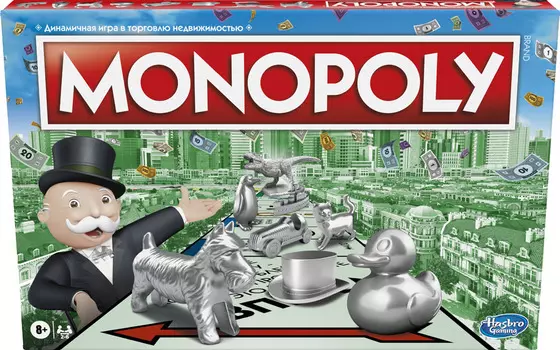 Игрушка Monopoly hasbro классическая монополия обновленная артc1009