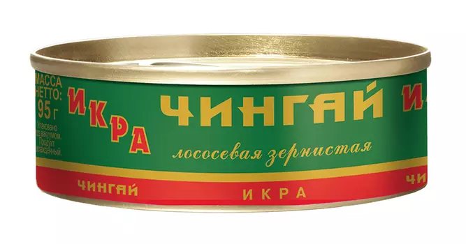 Икра лососевая Чингай 95г ж/б