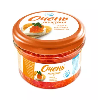 Икра лососевая зернистая Очень Путина 170г ст/б