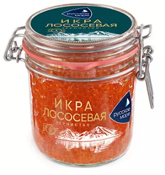Икра лососевая зернистая РМ 500г ст/б
