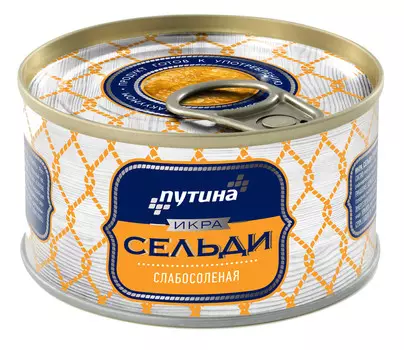 Икра сельди с/с Путина 130г ж/б