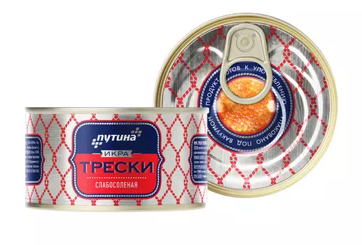 Икра трески с/с Путина 130г ж/б