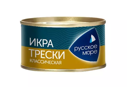 Икра трески с/с Русское море 130г ж/б