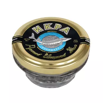 Икра зернистая сибирского (ленского) осетра Стандарт пастер 50г ст/б