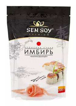 Имбирь Sen Soy маринованный 300г т/п