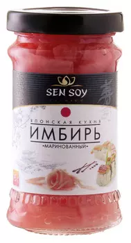 Имбирь Sen Soy Premium маринованный 145г ст/б