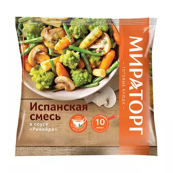 Испанская смесь Мираторг в соусе Ривейра 400г