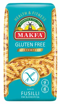 Изделия макаронные Makfa Fusilli безглютеновые 300г
