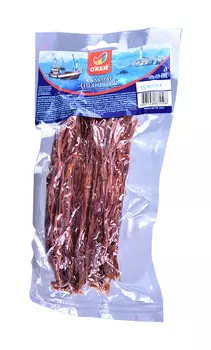 Кальмар ОКЕЙ Гигантский паутинка Огненная cуш/вял 200г