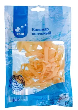 Кальмар ОКЕЙ полоски сол/суш 80г