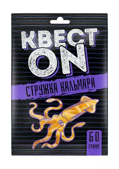 Кальмар сушеный КВЕСТ ON 60г