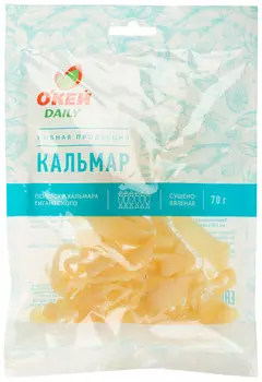 Кальмар ТЧН! сушено-вяленый полоски 70г