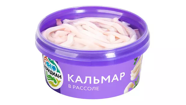Кальмар в рассоле Меридиан 180г
