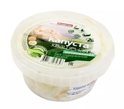 Капуста квашеная Фитнес б/сахара 500г