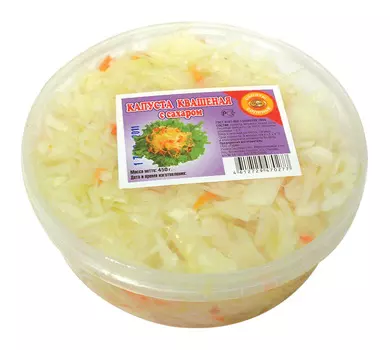 Капуста квашеная кислая д/щей 700г