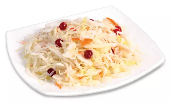 Капуста квашеная с клюквой 100г
