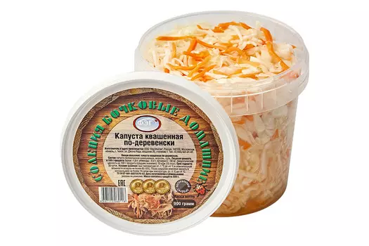 Капуста квашенная деревенская ФЭГ 900г