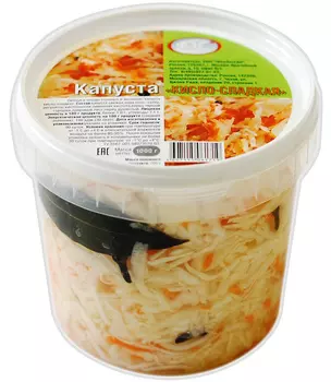 Капуста маринованная кисло-сладкая ФЭГ 1000г