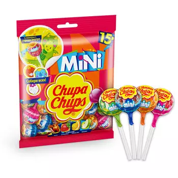Карамель Chupa Chups Мини Ассорти 90г
