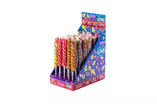 Карамель леденцовая Спираль Ассорти 30г