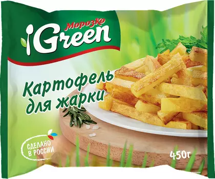 Картофель Морозко Green д/жарки 450г