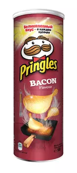 Картофельные чипсы Pringles со вкусом бекона 165г