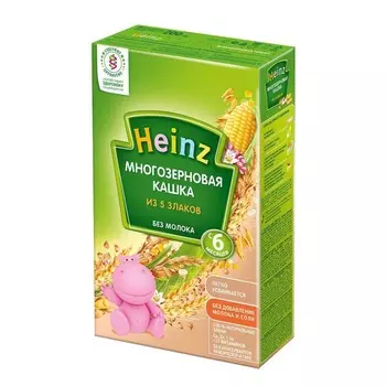 Каша Heinz без молока многозерновая с 6 мес 200г