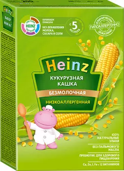Каша Heinz без молока кукурузная с 5 мес 200г