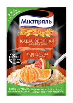 Каша овсяная Мистраль Заряд энергии 40г
